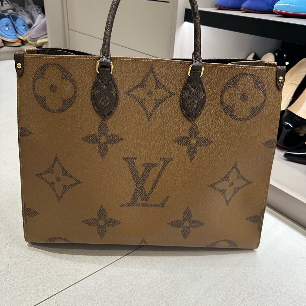 Louis Vuitton Brown Monogram Canvas Tote